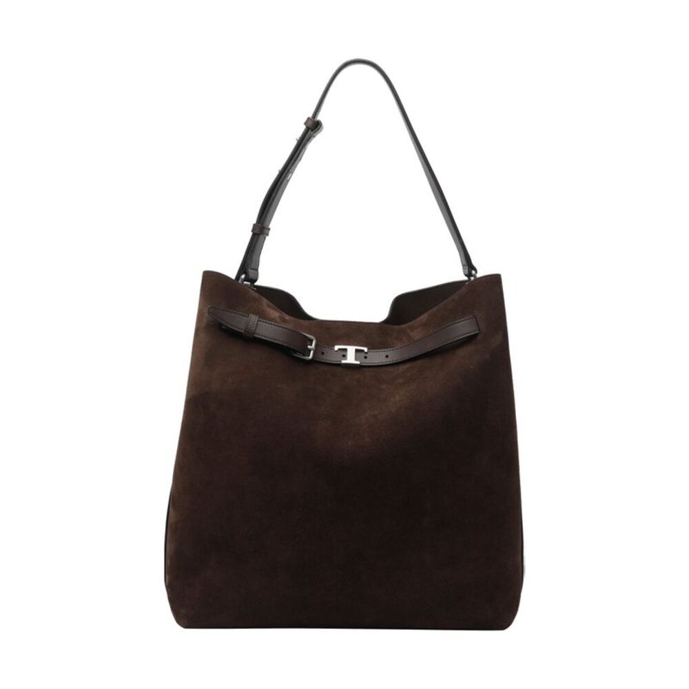 Tod's Men Medium Tim Suede Hobo Bag
